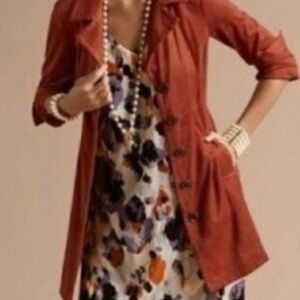CAbi Rust Penny Coat Blazer